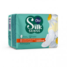 Гигиенические прокладки OLA SILK SENSE SUPER 8 шт ромашка