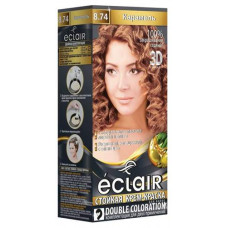 Краска для волос ECLAIR 8.74 карамель "3D"