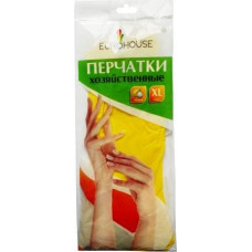 Перчатки EUROHOUSE латексные желтые XL