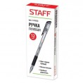 Ручка ГЕЛЕВАЯ STAFF черная 141823
