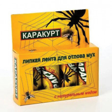 Лента липкая от мух КАРАКУТ медовый 4 шт