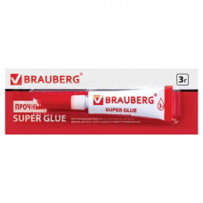 Клей СУПЕР 3 гр BRAUBERG прочный