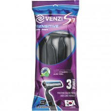 Станок бритвенный VENZI (3 шт) мужской S3